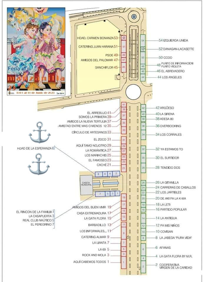 CASETA EN LA FERIA DE LA MANZANILLA 2023